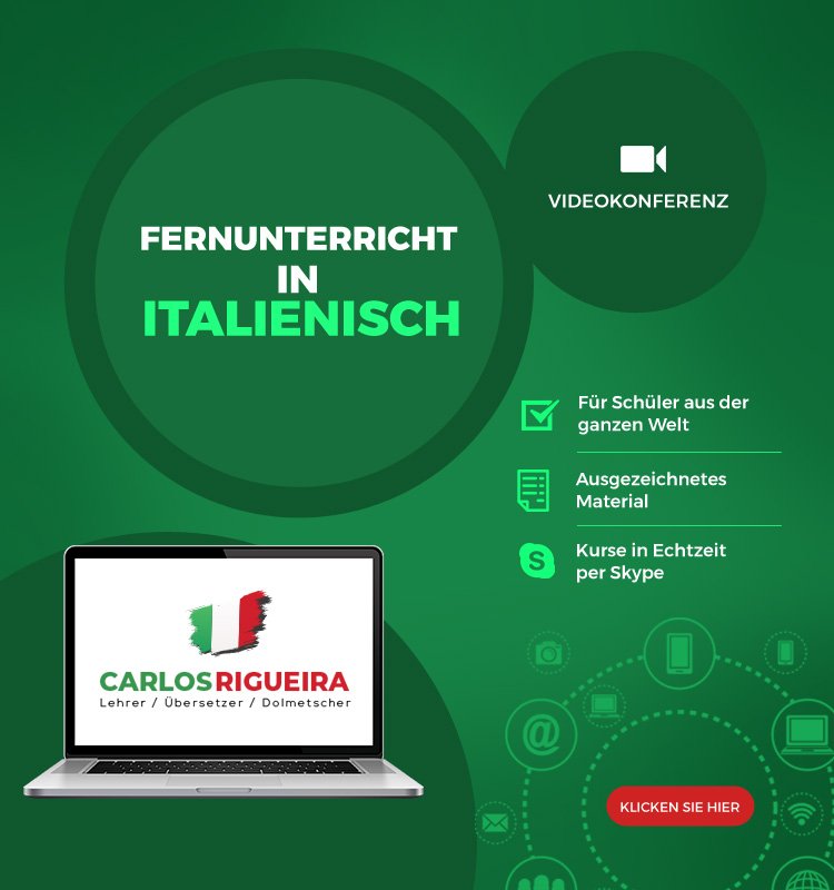 Cursos de italiano a distância