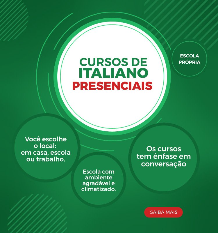 Cursos de italiano presenciais